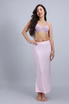 Zivame Shimmer Stretchy Saree Underskirt  - Light Lilac — thumbnail 4